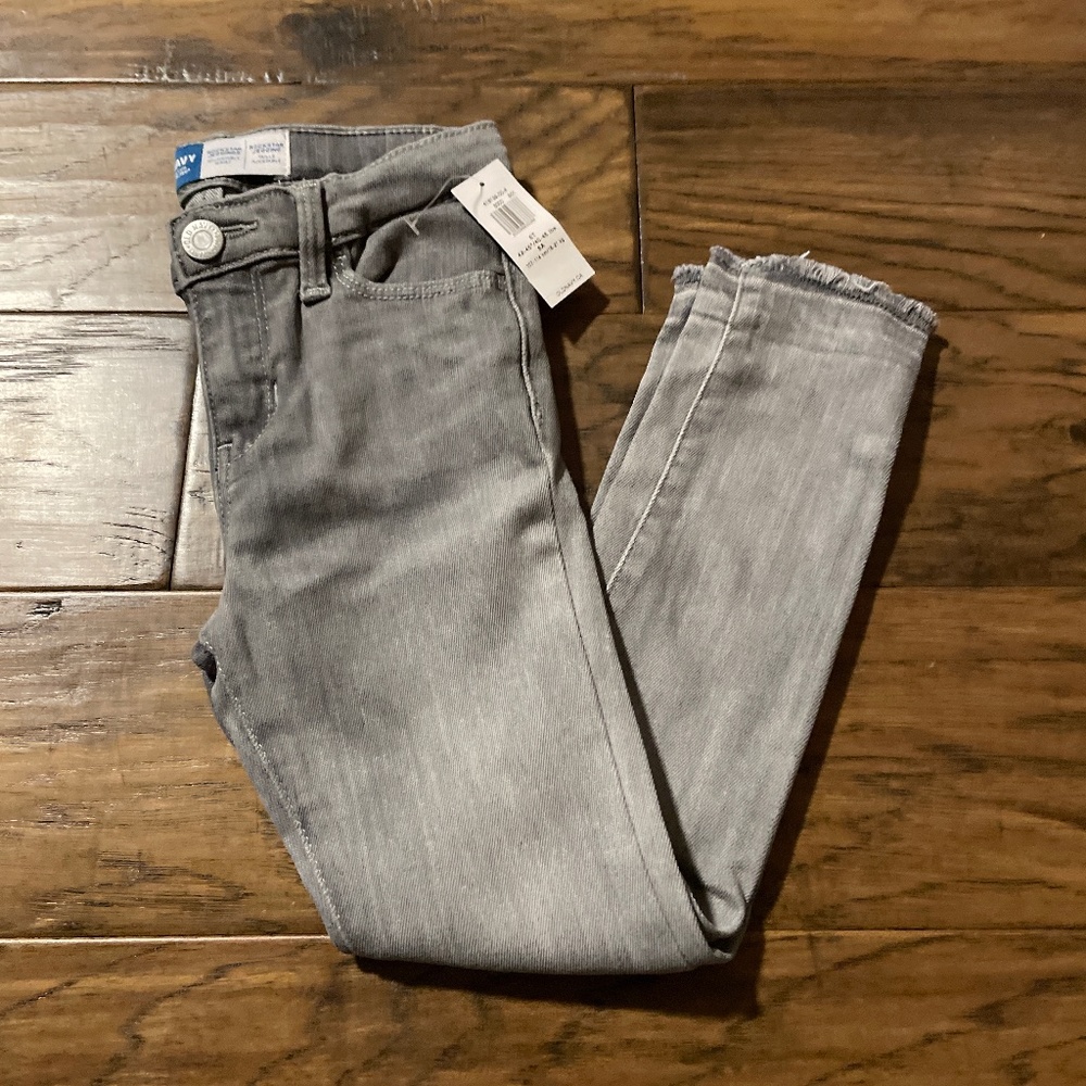 New Old Navy kids Rockstar skinny jeans grey size 5T